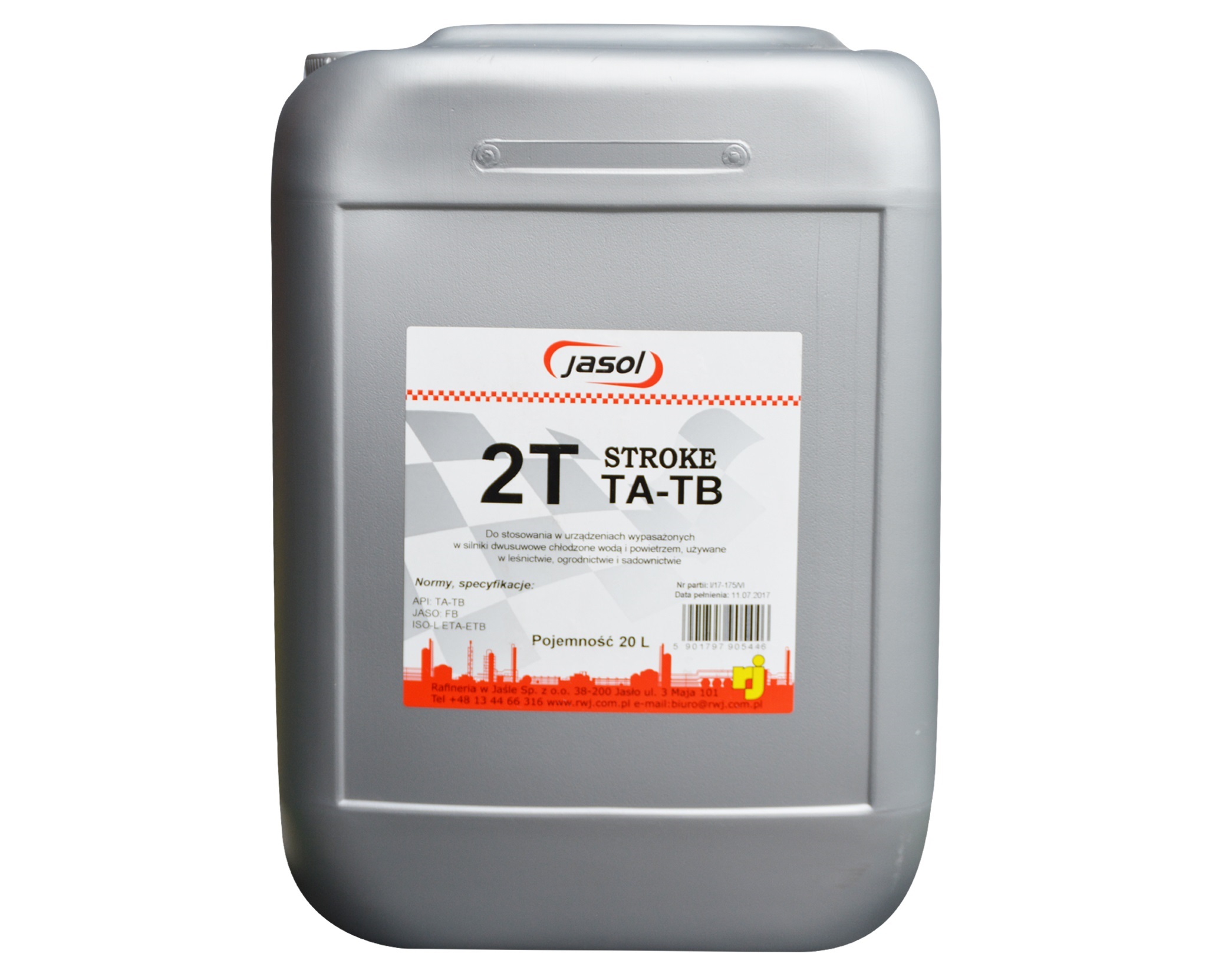 Моторна олива JASOL 2T Stroke OIL TA/TB (Mixol) 20л.